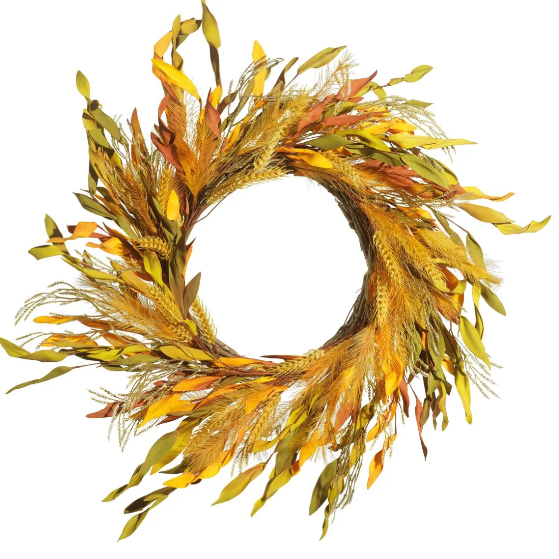DecoWoerner Decoración De Otoño|Ramos Y Coronas De Flores>Corona De Puerta Otoño, Ø 63 Cm