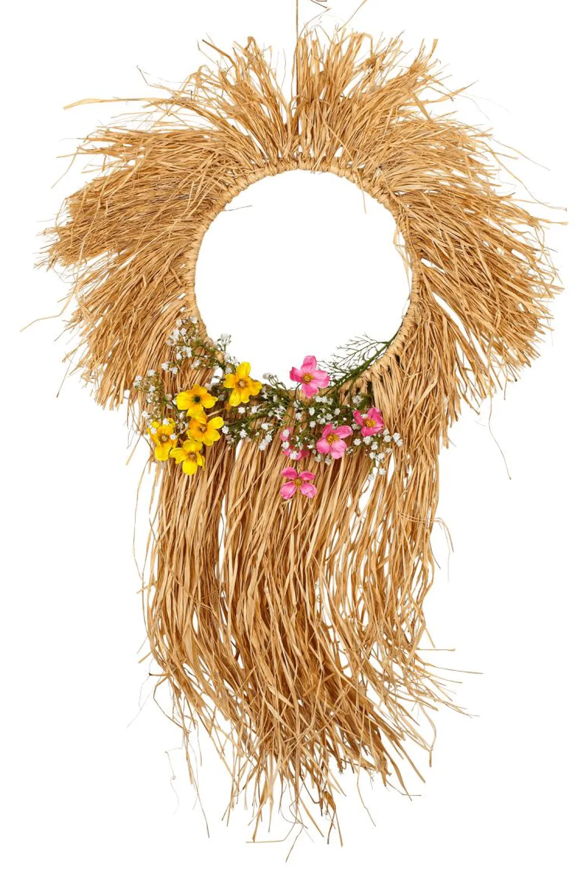 DecoWoerner Decoración De Verano>Corona Decorativa "Boho" 27 Cm Ø