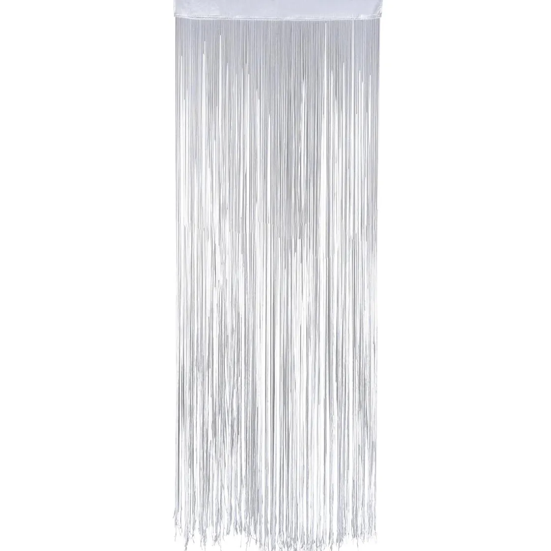 DecoWoerner Decoración Temática>Cortina De Cuerdas Blanca, 200 X 90 Cm