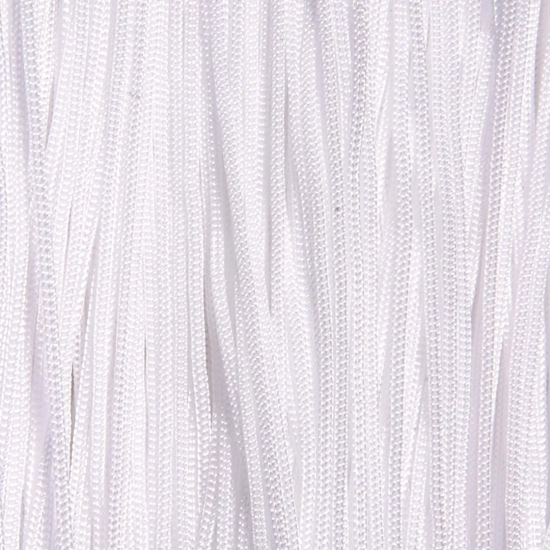 DecoWoerner Decoración Temática>Cortina De Cuerdas Blanca, 200 X 90 Cm