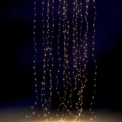 DecoWoerner Luces De Navidad>Cortina De Luces De Alambre LED Para Exteriores, 300 X 200 Cm