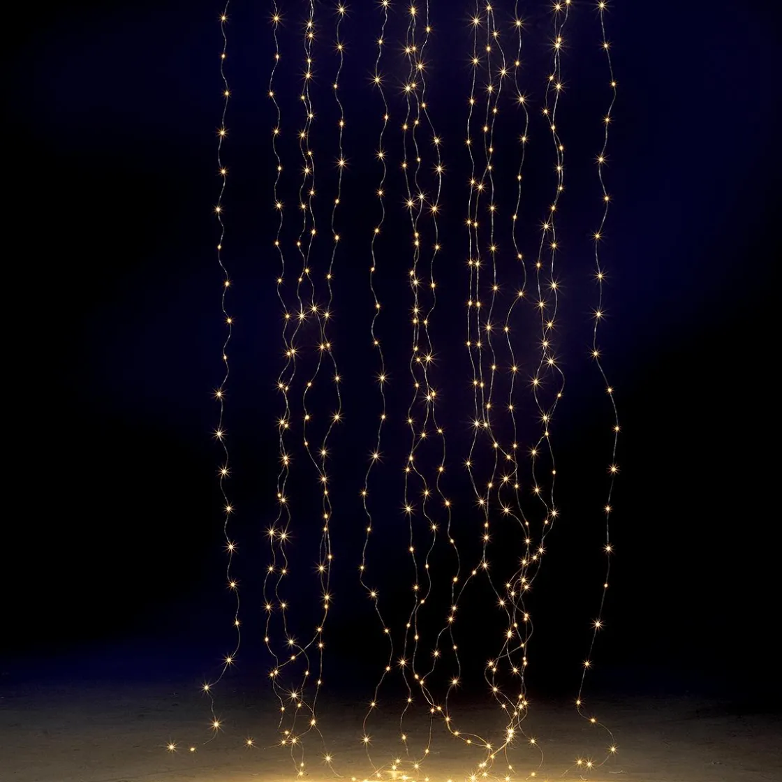 DecoWoerner Luces De Navidad>Cortina De Luces De Alambre LED Para Exteriores, 300 X 200 Cm