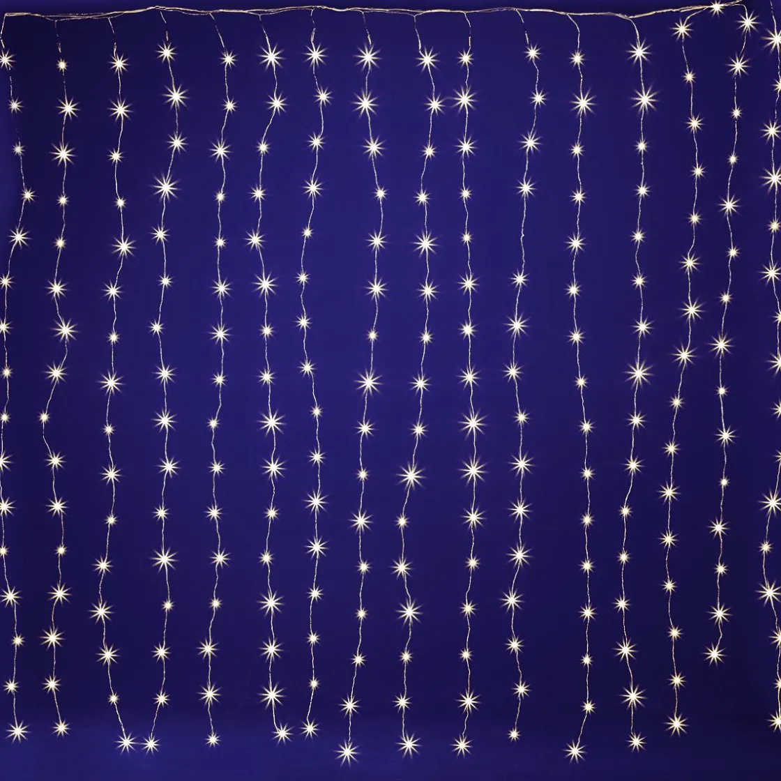DecoWoerner Luces De Navidad>Cortina De Luces LED Con Alambre Para Exteriores, 300 LED, 150 X 200 Cm