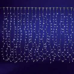 DecoWoerner Luces De Navidad>Cortina De Luces LED Para Exteriores, 400 LED, 150 X 200 Cm
