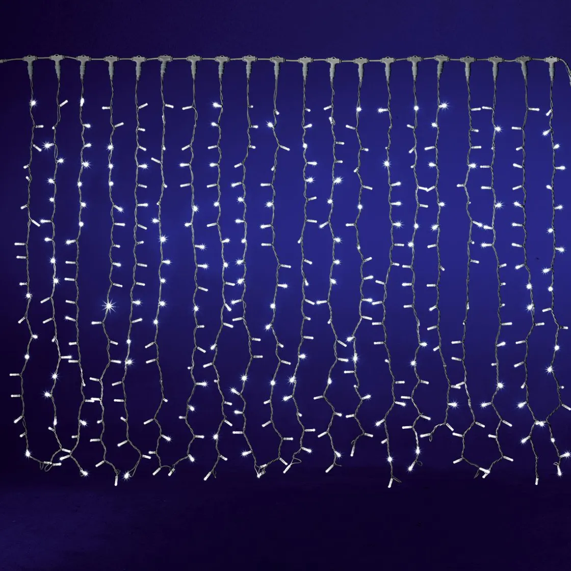 DecoWoerner Luces De Navidad>Cortina De Luces LED Para Exteriores, 400 LED, 150 X 200 Cm