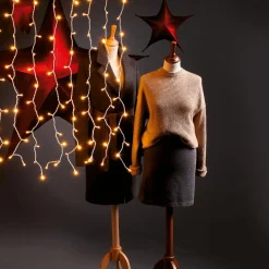 DecoWoerner Luces De Navidad>Cortina De Luces LED Para Uso Profesional Sistema IP20, 300 LED, 150 X 200 Cm, Sin Cable