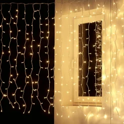 DecoWoerner Luces De Navidad>Cortina De Luces LED Para Uso Profesional Sistema IP20, 300 LED, 150 X 200 Cm, Sin Cable