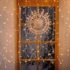 DecoWoerner Luces De Navidad>Cortina De Luces LED Para Uso Profesional Sistema IP20, 600 LED, 300 X 200 Cm, Sin Cable