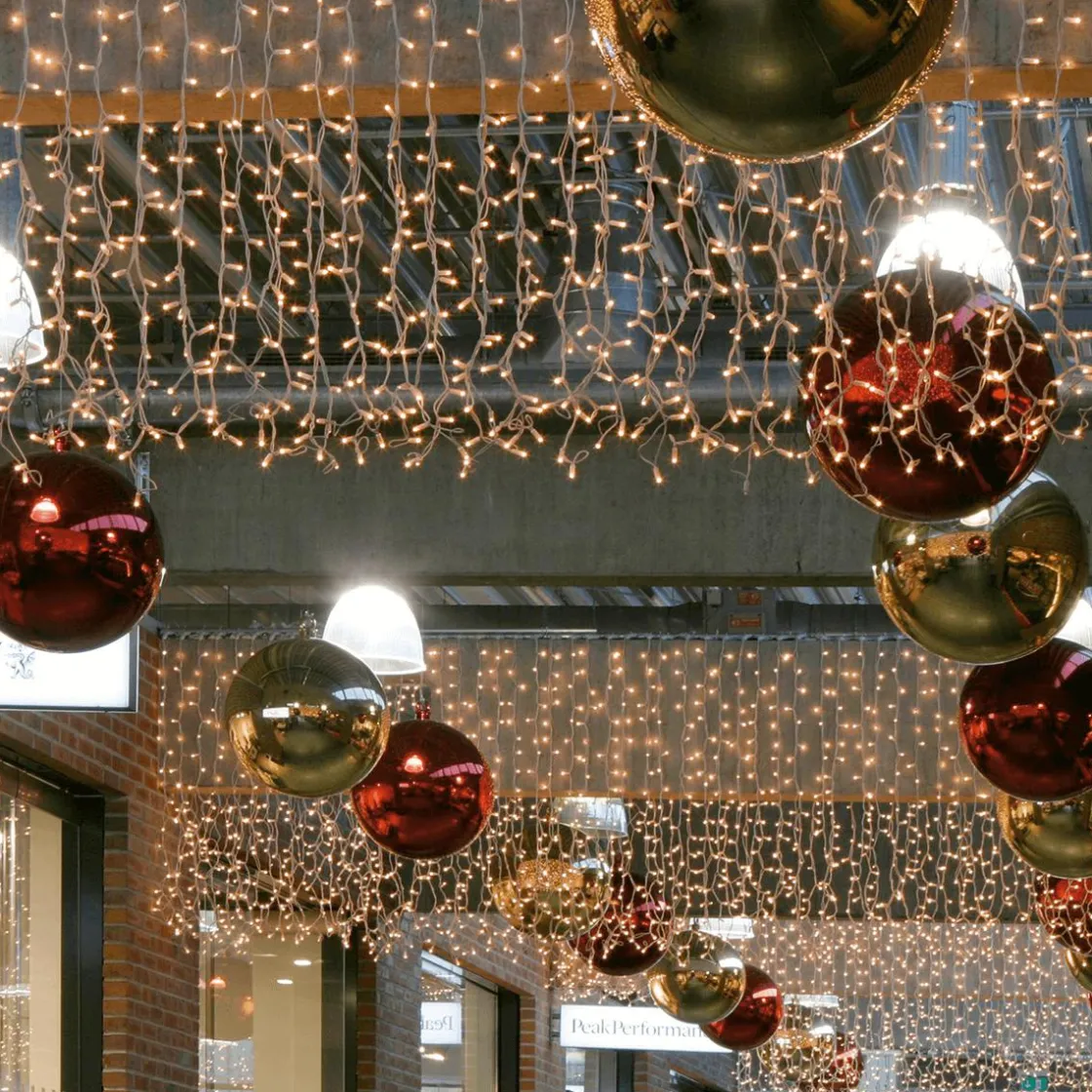 DecoWoerner Luces De Navidad>Cortina De Luces LED Para Uso Profesional Sistema IP20, 600 LED, 300 X 200 Cm, Sin Cable