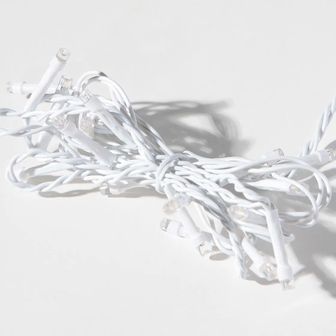 DecoWoerner Luces De Navidad>Cortina De Luces LED Parpadeante Para Exteriores, Anchura 100 Cm, Cable
