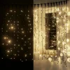 DecoWoerner Luces De Navidad>Cortina De Luces LED Parpadeante Para Uso Profesional Sistema IP67, 300 LED, 150 X 200 Cm