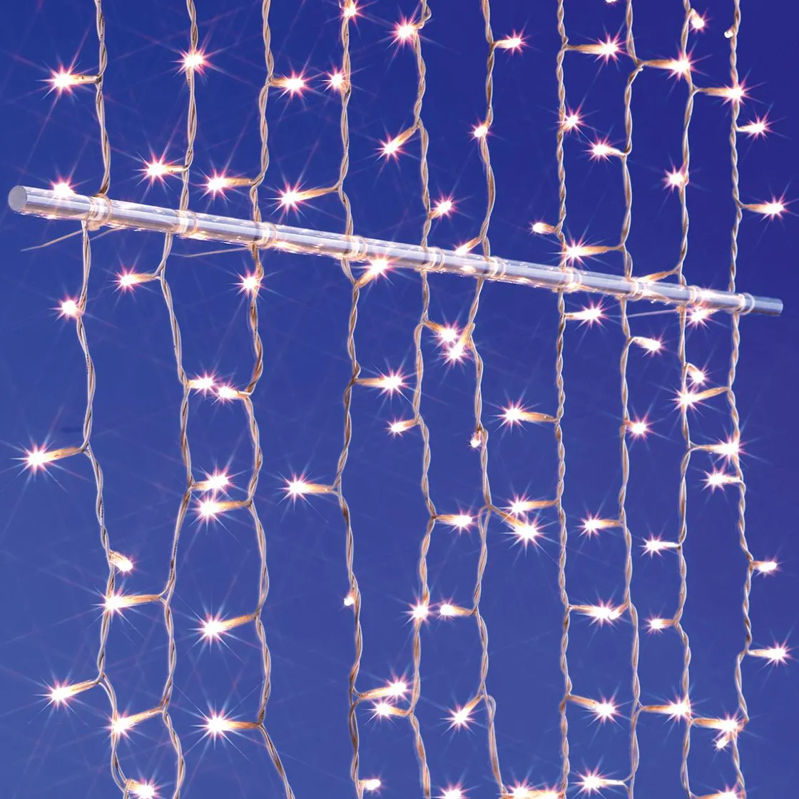 DecoWoerner Luces De Navidad>Cortina De Luces LED 24V Para Exteriores, 400 LED, 150 X 200 Cm