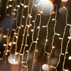 DecoWoerner Luces De Navidad>Cortina De Luces LED 24V Para Exteriores, 900 LED, 500 X 200 Cm