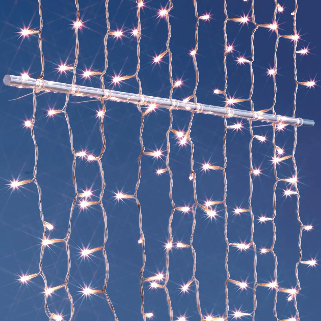 DecoWoerner Luces De Navidad>Cortina De Luces LED 24V Para Exteriores, 900 LED, 500 X 200 Cm