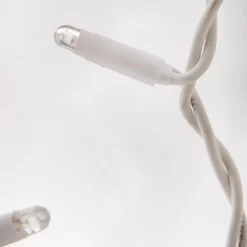 DecoWoerner Luces De Navidad>Cortina De Luz LED Profesional IP67, 700 Cm Sin Cable De Alimentación, Blanca