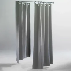 DecoWoerner Probadores Y Cortinas>Cortina De Vestuario, Longitud 200 Cm, Poco Inflamable,