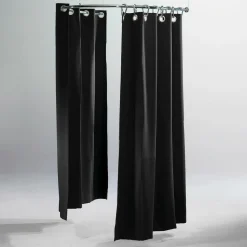 DecoWoerner Probadores Y Cortinas>Cortina De Vestuario, Longitud 200 Cm, Poco Inflamable,