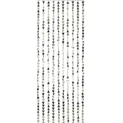 DecoWoerner Decoración Temática>Cortina Decorativa "Triángulo" Longitud 240 Cm