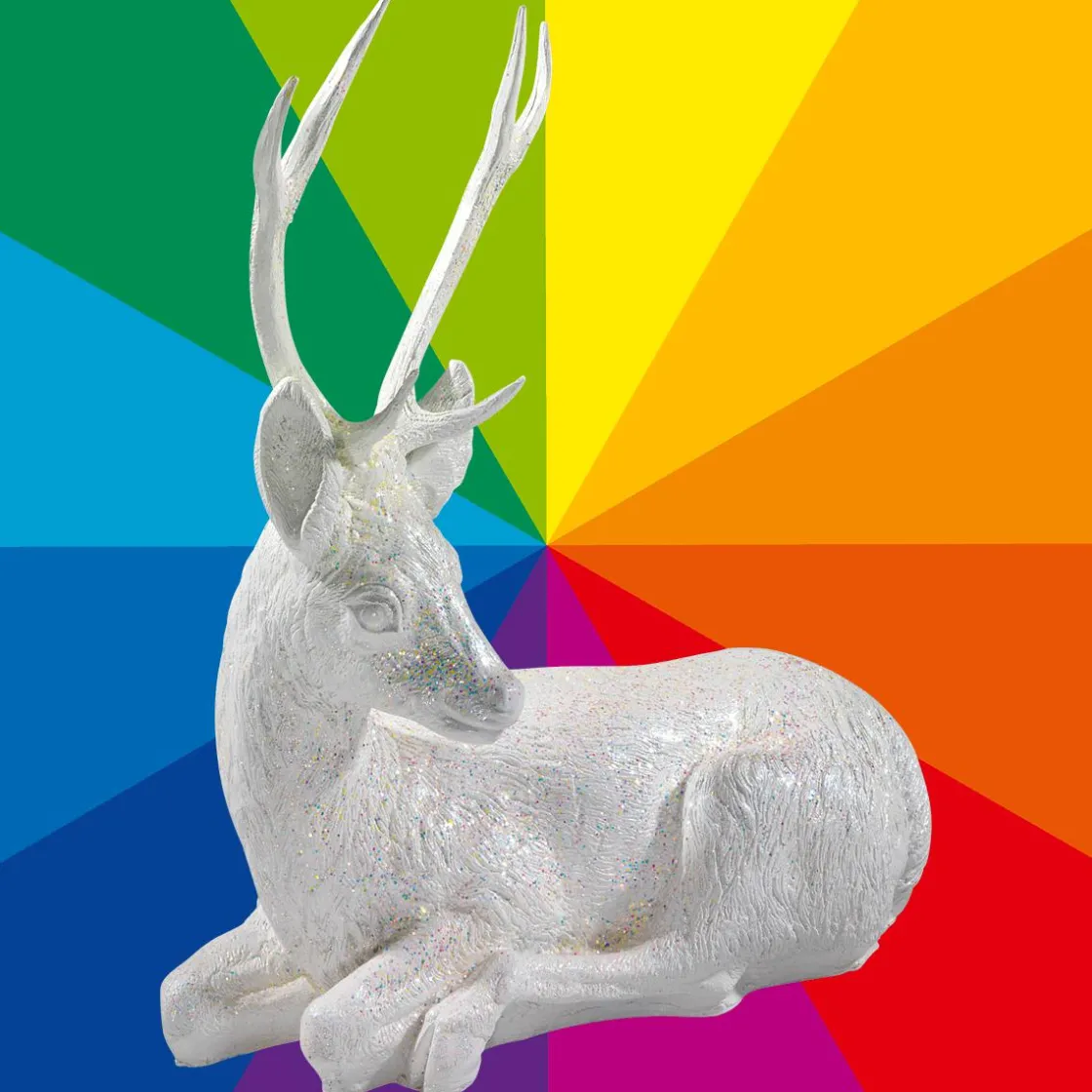 DecoWoerner Decoración De Animales>Corzo Macho, Longitud: 70 Cm