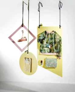 DecoWoerner Decoración De Primavera>Círculo De Panel Decorativo De 50 Cm Ø Pastel/blanco