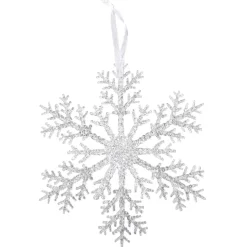DecoWoerner Decoración De Invierno>Cristales De Hielo Ø 21 Cm 3 Piezas De Plástico