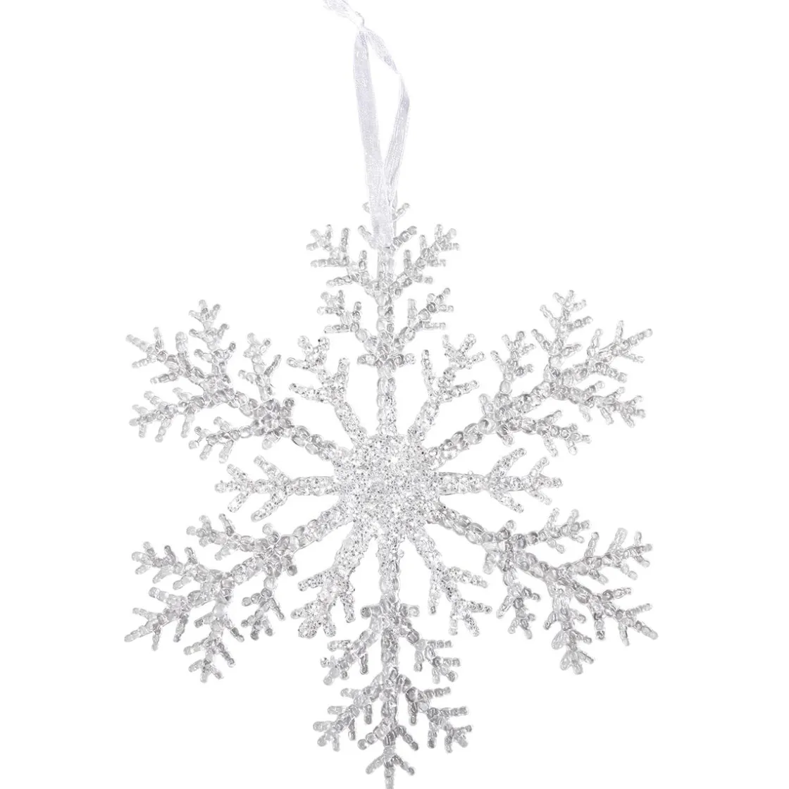DecoWoerner Decoración De Invierno>Cristales De Hielo Ø 21 Cm 3 Piezas De Plástico