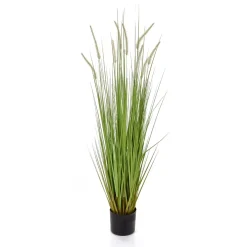 DecoWoerner Plantas Verdes|Hierba Decorativa>Césped Artificial Para Lámparas Deco Retardante De Llama 120 Cm