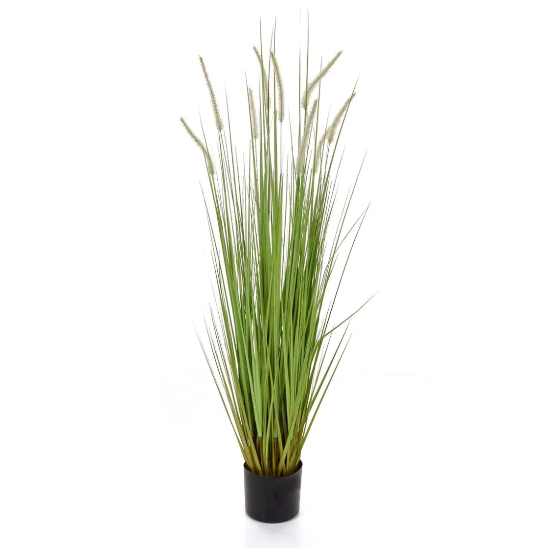 DecoWoerner Plantas Verdes|Hierba Decorativa>Césped Artificial Para Lámparas Deco Retardante De Llama 120 Cm