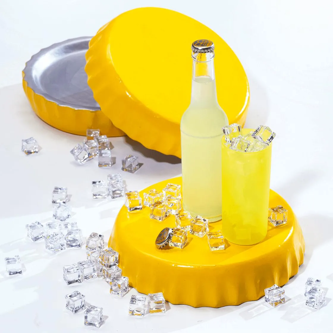DecoWoerner Decoración Dispersa|Decoración De Invierno>Cubitos De Hielo Decorativos De Acrílico, 500 G