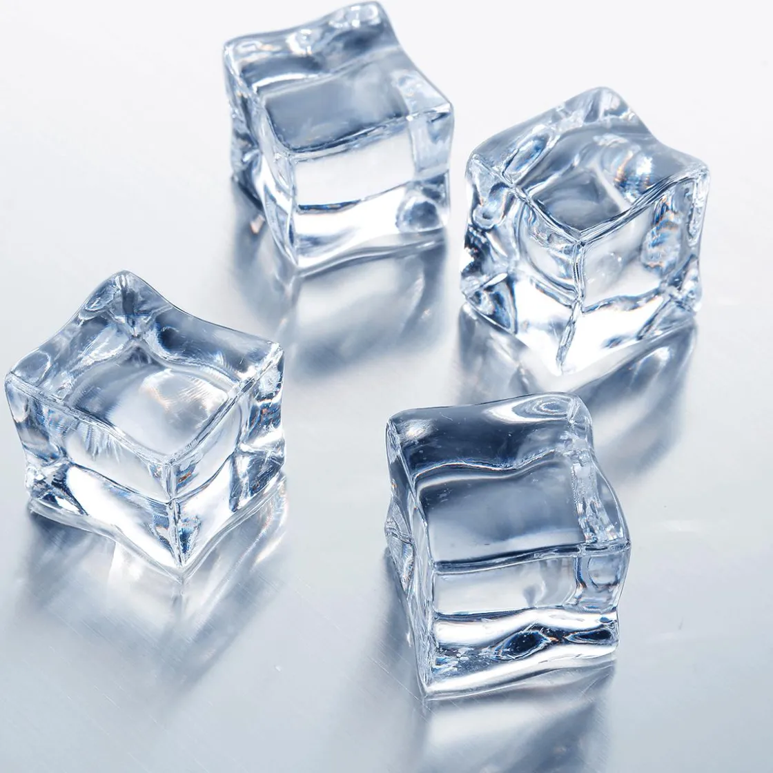 DecoWoerner Decoración Dispersa|Decoración De Invierno>Cubitos De Hielo Decorativos De Acrílico 30 Mm, 1 Kg