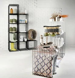 DecoWoerner Expositores Para Tiendas>Cubo De Celosía 60 X 40 Cm