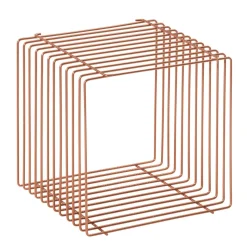 DecoWoerner Expositores Para Tiendas>Cubo De Celosía 40 X 40 Cm Cobre