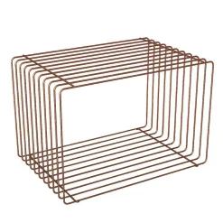 DecoWoerner Expositores Para Tiendas>Cubo De Celosía 60 X 40 Cm Cobre