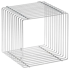 DecoWoerner Expositores Para Tiendas>Cubo De Celosía 40 X 40 Cm