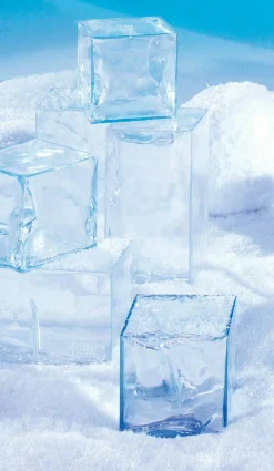DecoWoerner Decoración De Invierno>Cubo De Hielo Decorativo 23 X 46 Cm