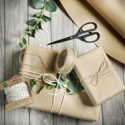 DecoWoerner Cintas De Regalo>Cuerda De Yute, 50 M, Natural