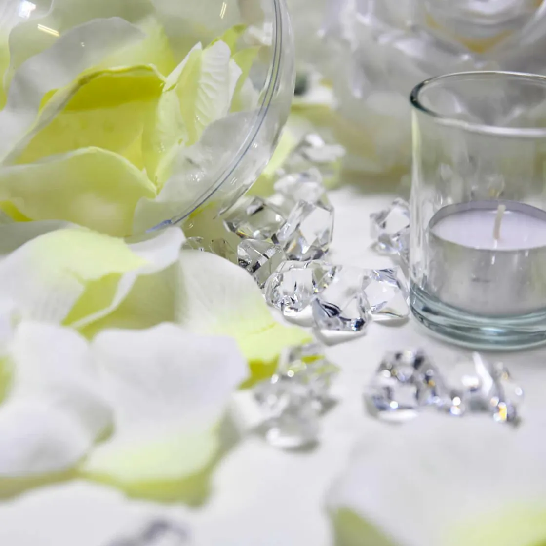 DecoWoerner Decoración Dispersa|Decoración De Invierno>Deco Crushed Ice, Acrílico, 500 G