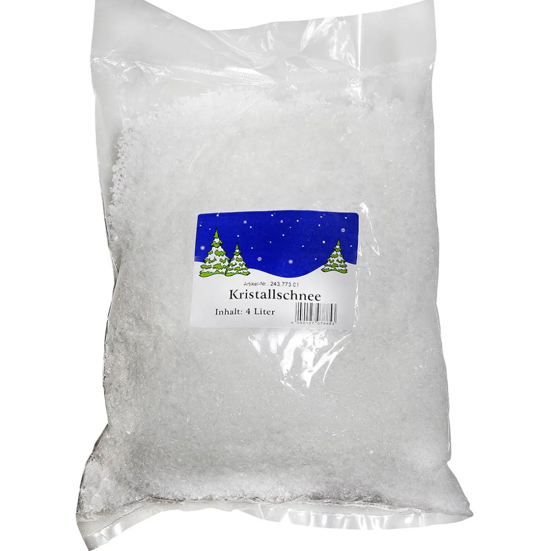 DecoWoerner Decoración Dispersa|Decoración De Invierno>Deco Crystal Snow 140 G (4 Litros)