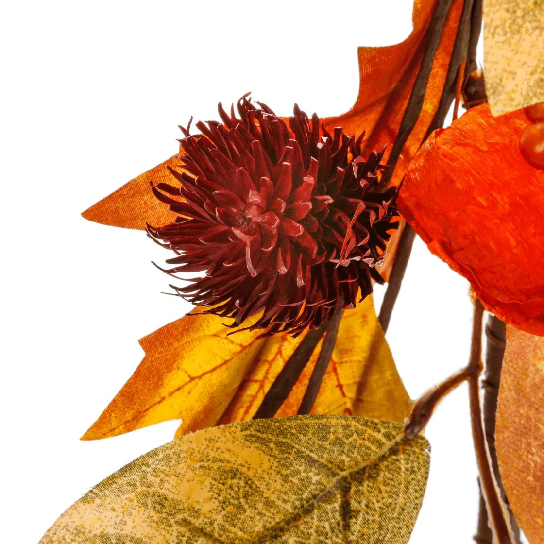 DecoWoerner Decoración De Otoño|Guirnaldas Y Vides>Deco Physalis Vine 15 X 145 Cm