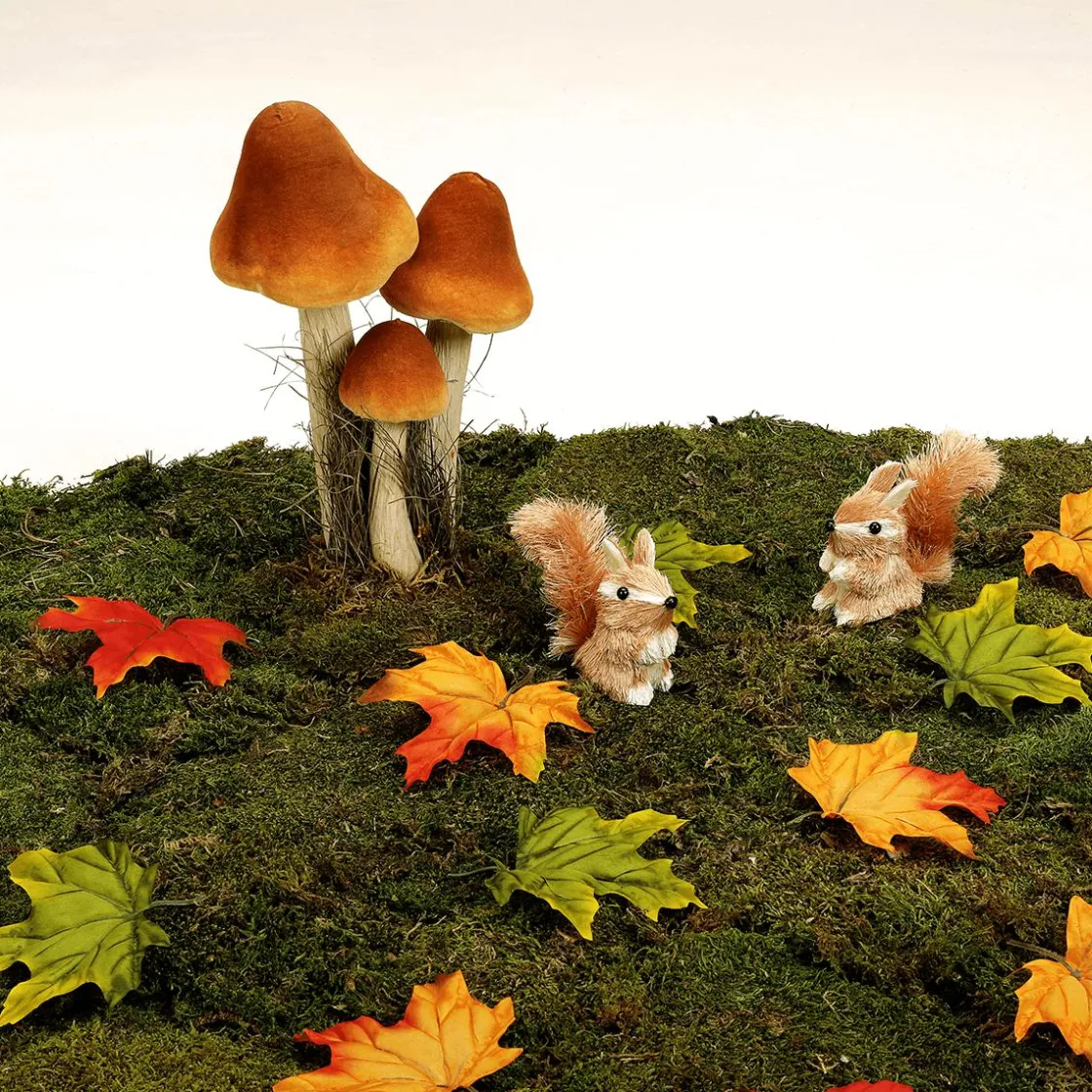 DecoWoerner Decoración De Otoño>Decoración De Otoño Pack Ahorro Ardillas En El Bosque