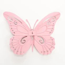 DecoWoerner Decoración De Primavera>Decoración De Pared De Metal Con Forma De Mariposa 28 X 38 Cm