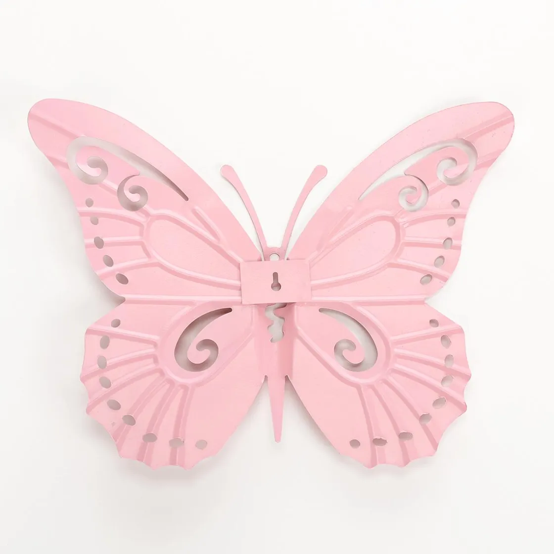 DecoWoerner Decoración De Primavera>Decoración De Pared De Metal Con Forma De Mariposa 28 X 38 Cm