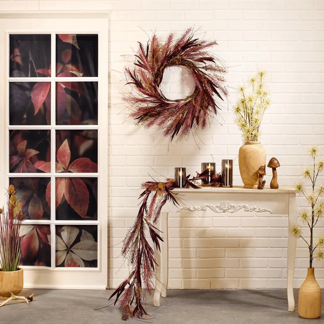 DecoWoerner Ramas Y Ramitas>Decoración Del Puesto De Frutas "Wild Vine 87 Cm