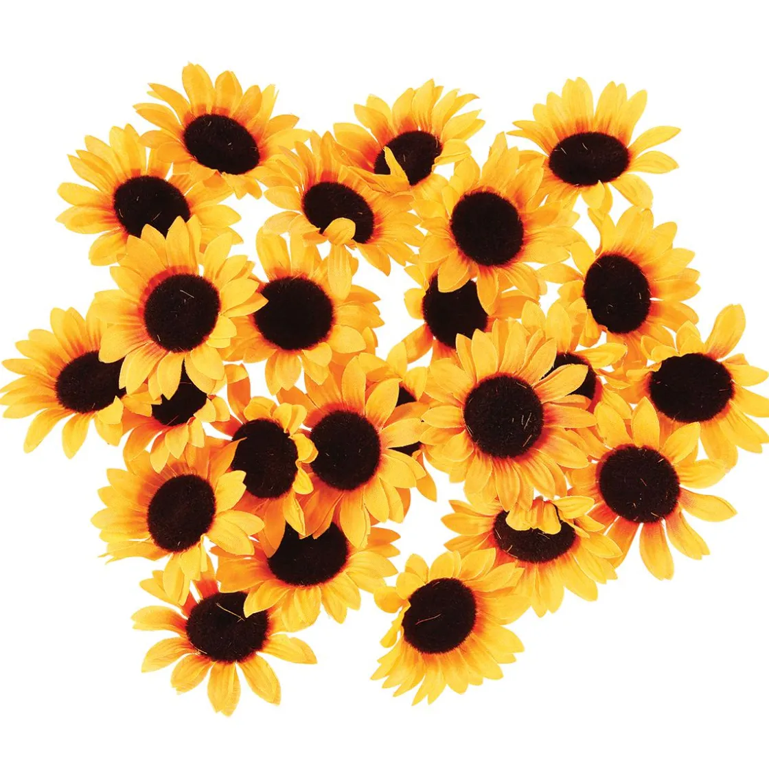 DecoWoerner Decoración Dispersa|Decoración De Primavera>Decoración Flores Girasoles, Paquete De 24 Piezas
