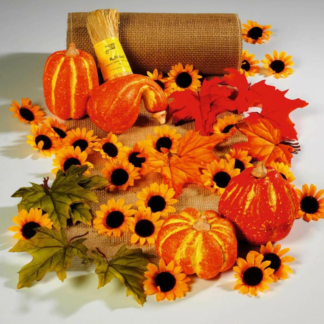 DecoWoerner Decoración Dispersa|Decoración De Primavera>Decoración Flores Girasoles, Paquete De 24 Piezas