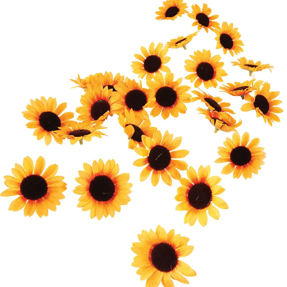 DecoWoerner Decoración Dispersa|Decoración De Primavera>Decoración Flores Girasoles, Paquete De 24 Piezas
