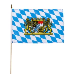 DecoWoerner Decoración Temática>Decoración Oktoberfest Baviera Bandera De Palo 30 X 45 Cm