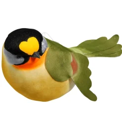 DecoWoerner Decoración De Animales|Decoración De Primavera>Decoración Pájaro -naranja 19 Cm