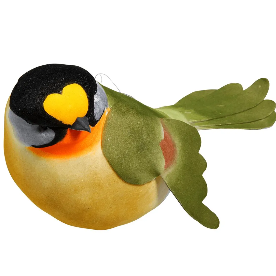 DecoWoerner Decoración De Animales|Decoración De Primavera>Decoración Pájaro -naranja 19 Cm