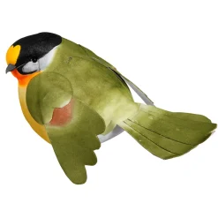 DecoWoerner Decoración De Animales|Decoración De Primavera>Decoración Pájaro -naranja 19 Cm